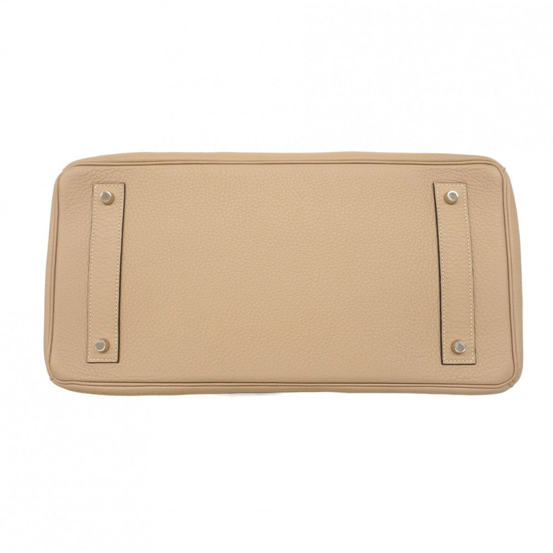 【5ia0786-h】エルメス ショルダーバッグ ショルダーバーキン トリヨンクレマンス トゥルティエールグレー シルバー金具 □K刻印【中古】レディース