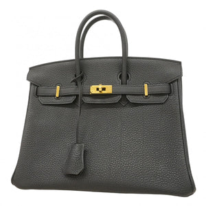 【5ia0791-g-h】エルメス ハンドバッグ バーキン25 トゴ ブラック ゴールド金具 Y刻印【中古】レディース