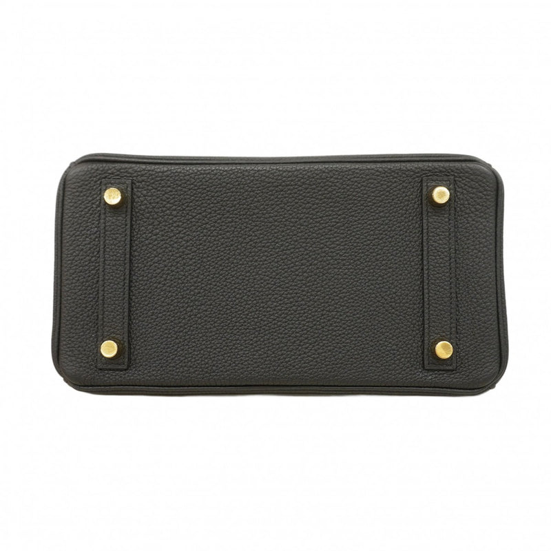 【5ia0791-g-h】エルメス ハンドバッグ バーキン25 トゴ ブラック ゴールド金具 Y刻印【中古】レディース