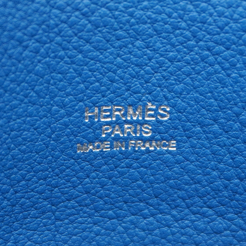 【5ia0797-h】エルメス ショルダーバッグ ソーケリー22 トリヨンクレマンス ホワイト ミコノス シルバー金具 □O刻印【中古】レディース