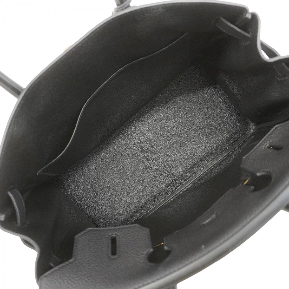 【5ia0947-g-h】エルメス ハンドバッグ バーキン30 トゴ ブラック ゴールド金具 B刻印【中古】レディース