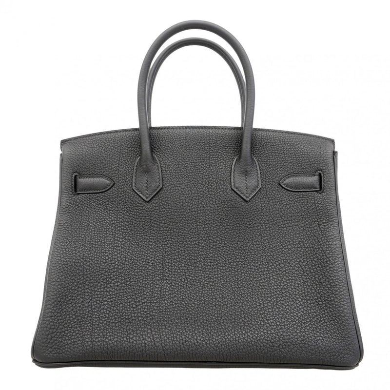【5ia0947-g-h】エルメス ハンドバッグ バーキン30 トゴ ブラック ゴールド金具 B刻印【中古】レディース