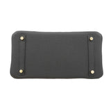 【5ia0947-g-h】エルメス ハンドバッグ バーキン30 トゴ ブラック ゴールド金具 B刻印【中古】レディース