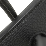 【5ia0949-g-h】エルメス ハンドバッグ バーキン30 トゴ ブラック ピンクゴールド金具 Y刻印【中古】レディース