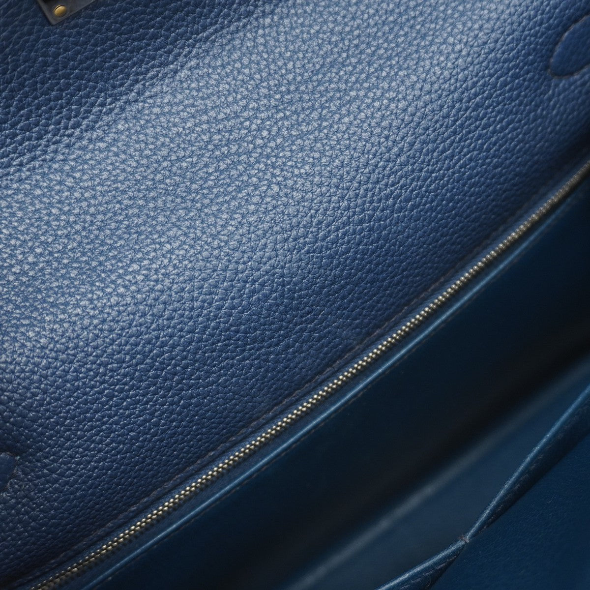 【5ia0950-h】エルメス ハンドバッグ ケリー28 トリヨンノビーヨ ブルーサフィール シルバー金具 Z刻印【中古】レディース