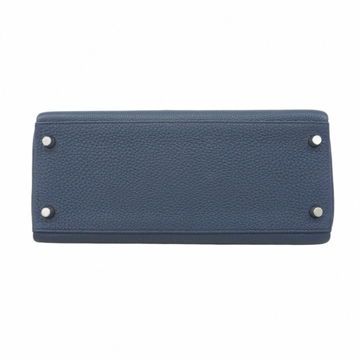 【5ia0950-h】エルメス ハンドバッグ ケリー28 トリヨンノビーヨ ブルーサフィール シルバー金具 Z刻印【中古】レディース