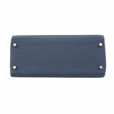 【5ia0950-h】エルメス ハンドバッグ ケリー28 トリヨンノビーヨ ブルーサフィール シルバー金具 Z刻印【中古】レディース