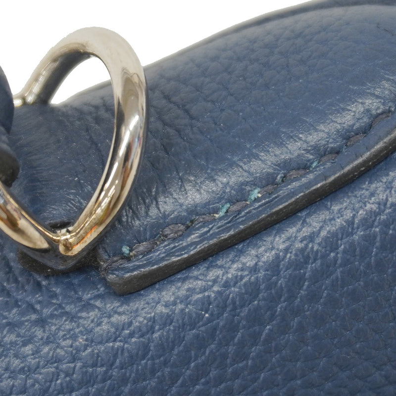 【5ia0950-h】エルメス ハンドバッグ ケリー28 トリヨンノビーヨ ブルーサフィール シルバー金具 Z刻印【中古】レディース