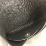 【5ib1338】エルメス カードケース カルヴィデュオ ヴォーエプソン ブラック シルバー金具 W刻印【中古】メンズ レディース ユニセックス