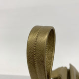 【5ib1416-h】カルティエ ショルダーバッグ ラドーニャ レザー スウェード カーキ ゴールド金具【中古】レディース