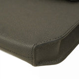 【5ib1498-h】エルメス クラッチバッグ ケリーデペッシュ25 ヴォーエプソン ブラック シルバー金具 K刻印【中古】メンズ