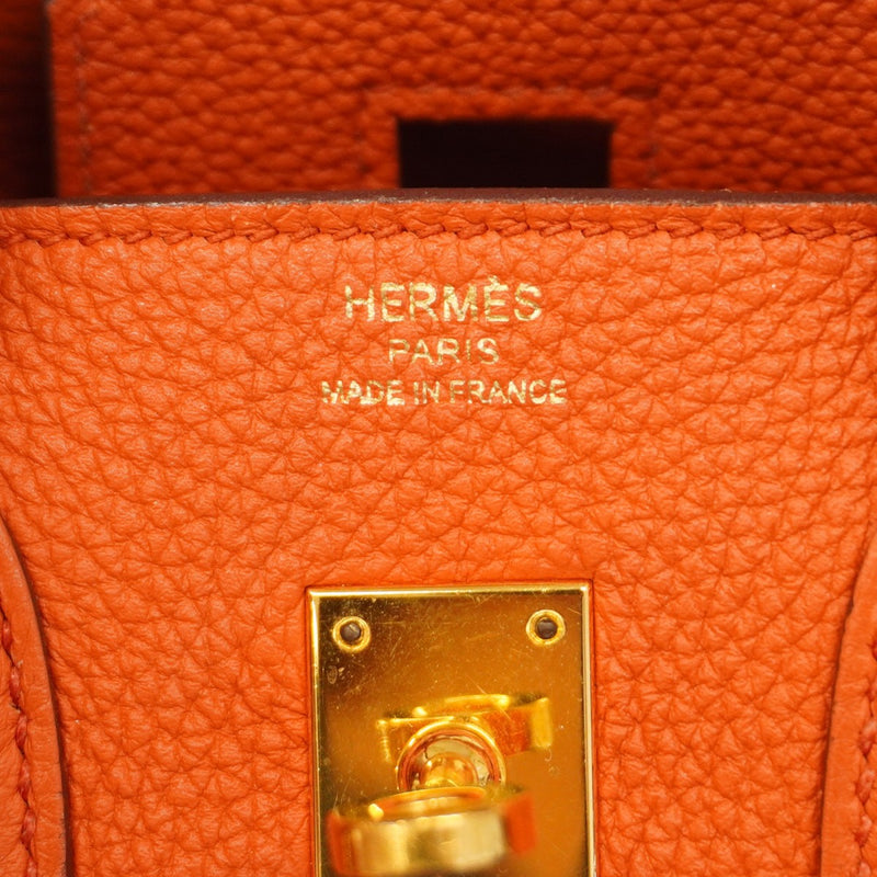 【5ib1516-h】エルメス ハンドバッグ バーキン25 トゴ キュイーブル ゴールド金具 X刻印【中古】レディース