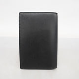 【5ib1528-h】グッチ パスポートケース 547608 レザー ブラック【中古】メンズ