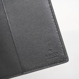 【5ib1528-h】グッチ パスポートケース 547608 レザー ブラック【中古】メンズ