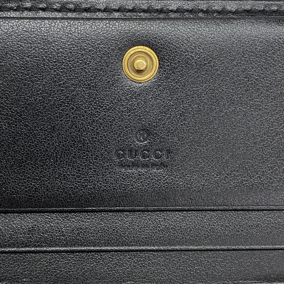 5ib1820-h】グッチ 財布 GGマーモント 466492 レザー ブラック
