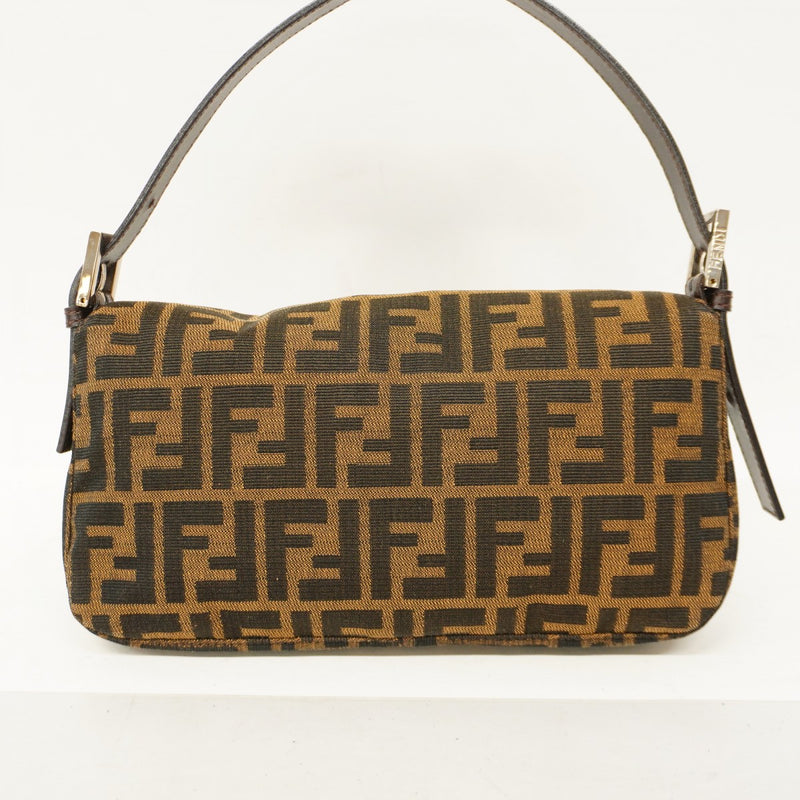 【良品】フェンディ マンマバケット ハンドバッグ ズッカ FF金具 ブラウン FENDI(フェンディ) ズッカマンマバケットワンショルダーバッグ