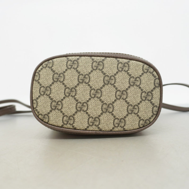 美品 GUCCI ショルダーバッグ シェリーライン GGスプリーム PVC 美品】グッチ ショルダーバッグ GGスプリーム シェリーライン