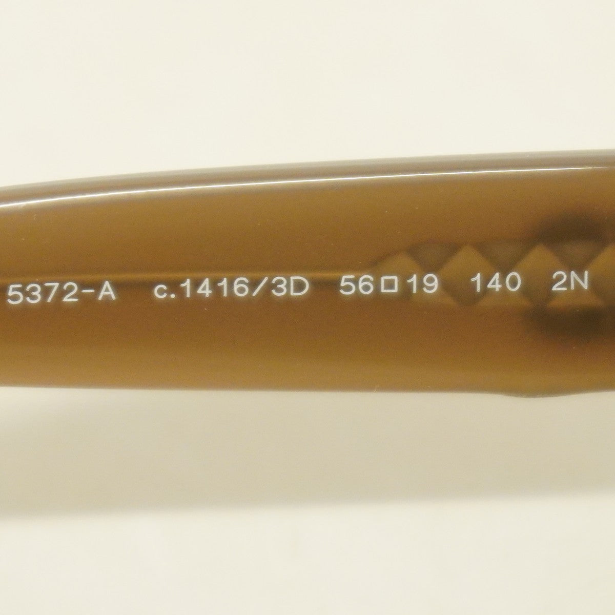 【5ib2148-h】シャネル サングラス 5372-A プラスチック ライトブラウン シルバー金具【中古】レディース