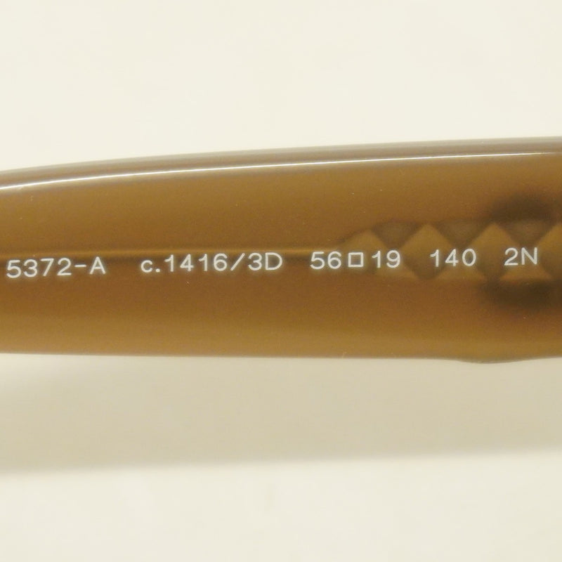 【5ib2148-h】シャネル サングラス 5372-A プラスチック ライトブラウン シルバー金具【中古】レディース
