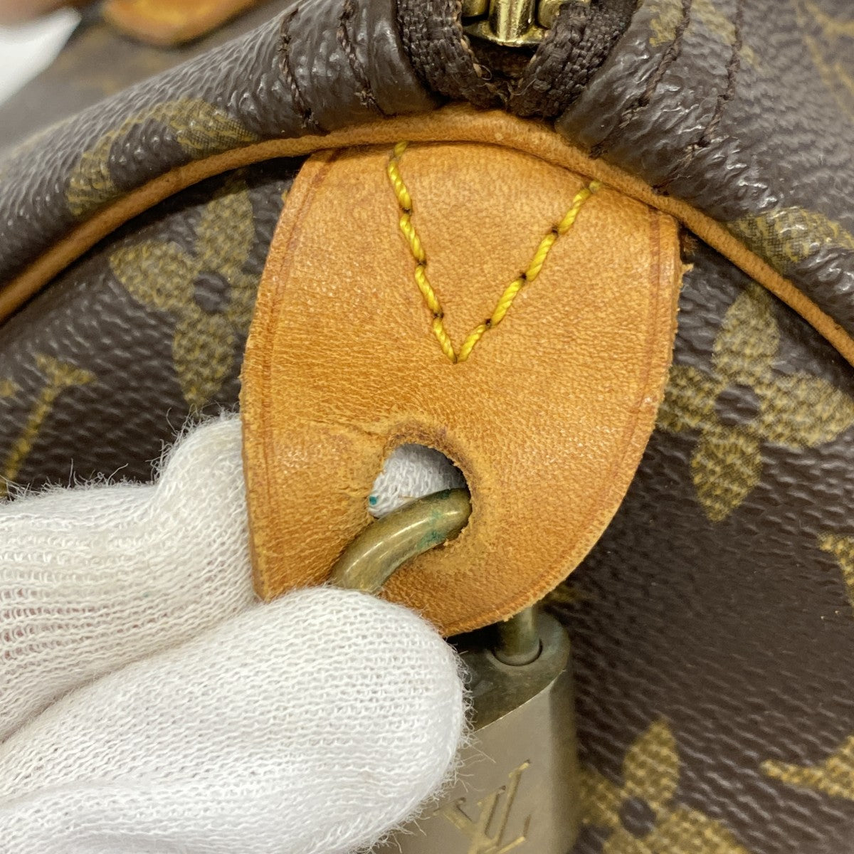 【5ib2205-h】ルイヴィトン ハンドバッグ モノグラム スピーディ30 M41108 ブラウン【中古】レディース