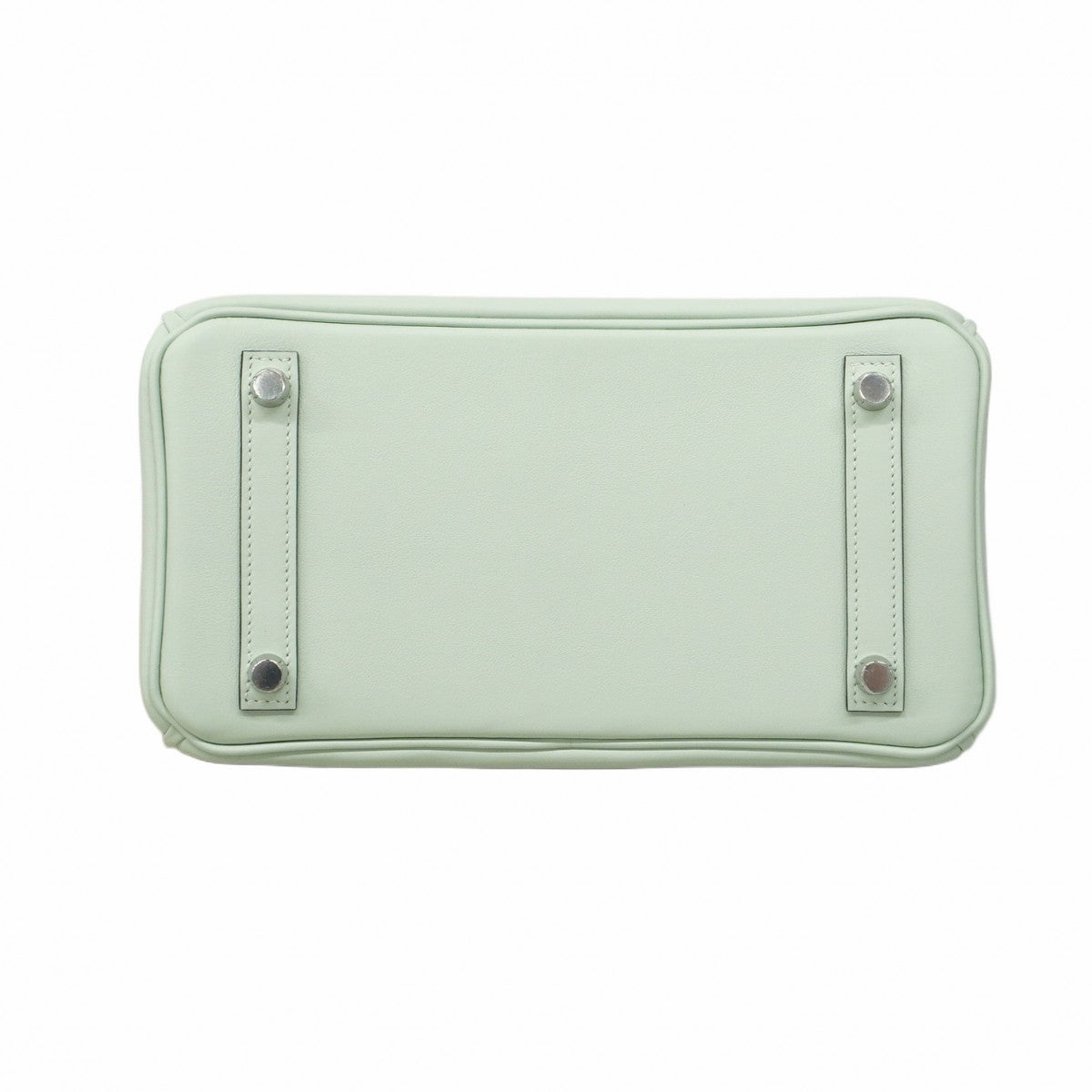 【5ib2209-e-g】エルメス ハンドバッグ バーキン25 スイフト ヴェールペパーミント シルバー金具 K刻印【中古】レディース