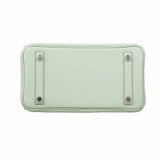 【5ib2209-e-g】エルメス ハンドバッグ バーキン25 スイフト ヴェールペパーミント シルバー金具 K刻印【中古】レディース