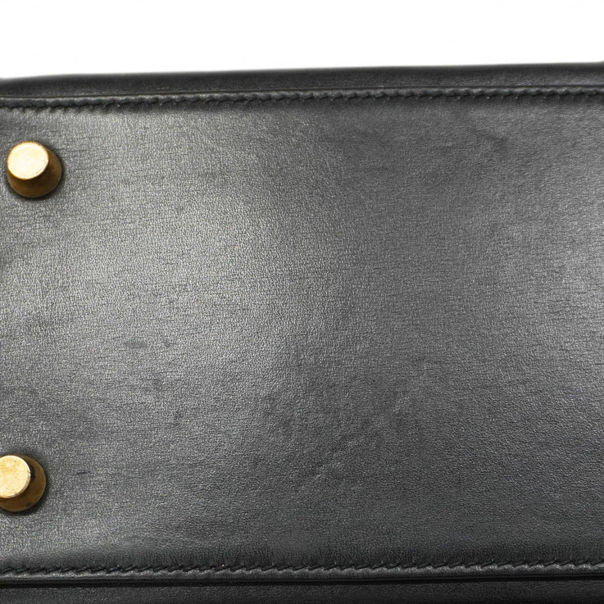 【5ib2255】エルメス ハンドバッグ ケリー32 ボックスカーフ ブラック ゴールド金具 □B刻印【中古】レディース
