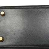 【5ib2255】エルメス ハンドバッグ ケリー32 ボックスカーフ ブラック ゴールド金具 □B刻印【中古】レディース