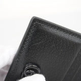 【5ib2415】グッチ カードケース 722734 レザー ブラック【中古】メンズ