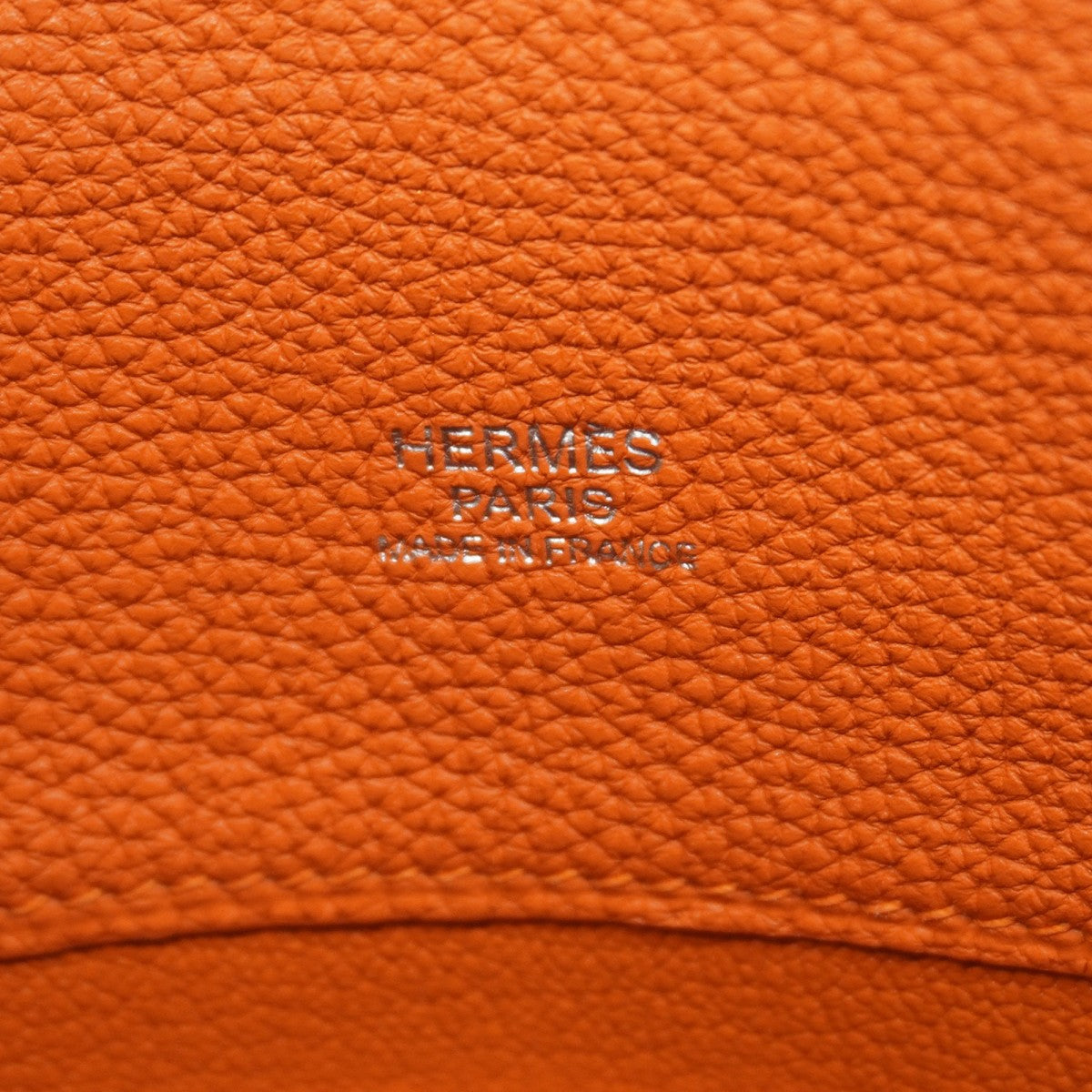 【5ib2508-e】エルメス ショルダーバッグ ソーケリー22 トゴ オレンジ シルバー金具 □L刻印【中古】レディース