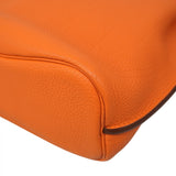 【5ib2508-e】エルメス ショルダーバッグ ソーケリー22 トゴ オレンジ シルバー金具 □L刻印【中古】レディース