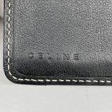 【5ib2586-h】セリーヌ 財布 マカダム ナイロンキャンバス グレー ブラック シルバー金具【中古】レディース