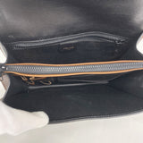 【5ib2621-h】セリーヌ クラッチバッグ レザー ブラウン ブラック ゴールド金具【中古】メンズ