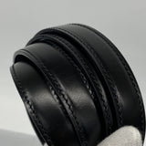 【5ib2637-h】カルティエ ハンドバッグ パンテール レザー ブラック ゴールド金具【中古】レディース