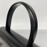 【5ib2637-h】カルティエ ハンドバッグ パンテール レザー ブラック ゴールド金具【中古】レディース