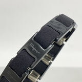 【5ib2671-h】サルヴァトーレフェラガモ ショルダーバッグ ヴァラ ナイロンキャンバス ブラック シルバー金具【中古】レディース