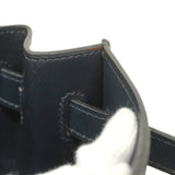 【5ic2744-h】エルメス ハンドバッグ ケリー32 ボックスカーフ ネイビー ゴールド金具 〇M刻印【中古】レディース