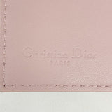 【5ic2770】クリスチャンディオール キーケース カナージュ レザー ダークピンク シャンパンゴールド金具【中古】レディース