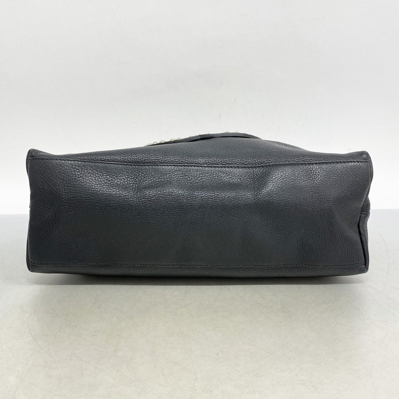 【5ic2793】グッチ ショルダーバッグ ソーホー 308982 レザー ブラック シルバー金具【中古】レディース