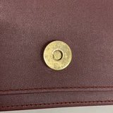 【5ic2801】カルティエ クラッチバッグ マスト レザー ボルドー ゴールド金具【中古】レディース