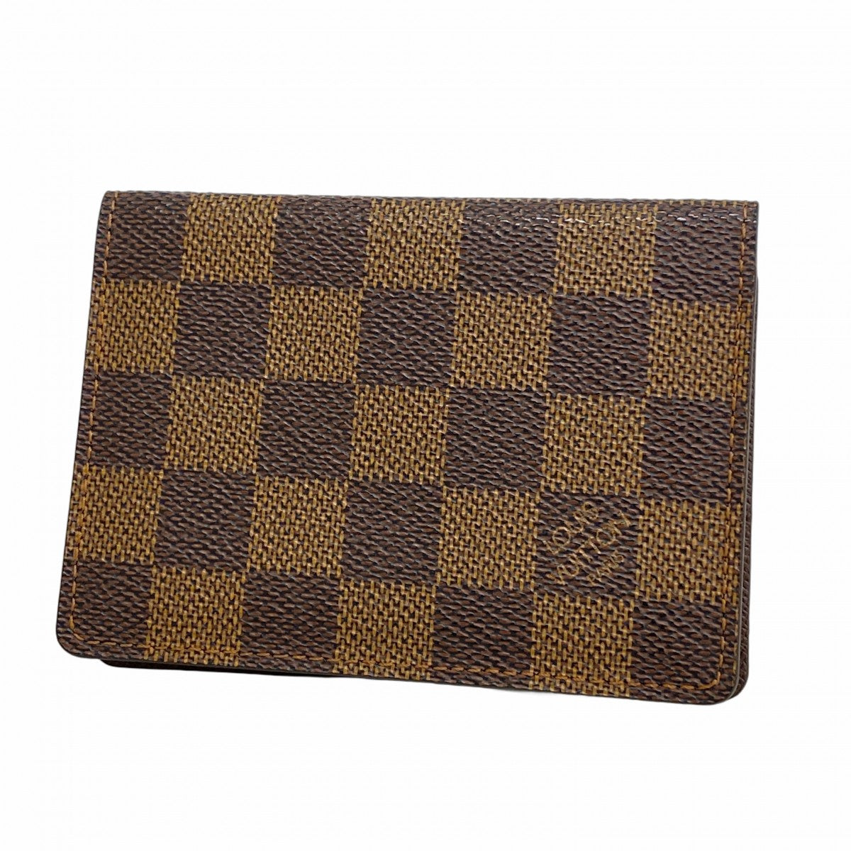 【5ic2805】ルイヴィトン カードケース ダミエ ポルトドゥカルトヴェルティカル N60533 エベヌ【中古】メンズ レディース ユニセックス