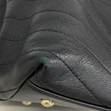 【5ic2812】シャネル ショルダーバッグ Vステッチ チェーンショルダー レザー ブラック ゴールド金具【中古】レディース