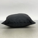 【5ic2813】プラダ ショルダーバッグ ナイロン ブラック シルバー金具【中古】レディース