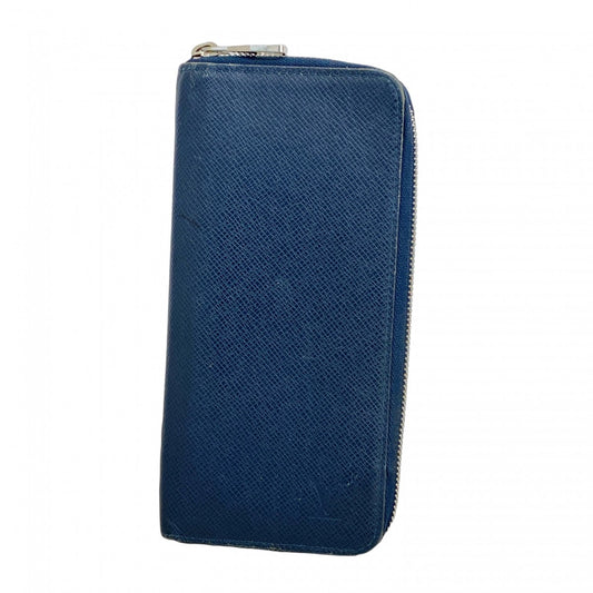 【5ic2819】ルイヴィトン 長財布 タイガ ジッピーウォレットヴェルティカル M30510 ブルーマリーヌ 【中古】メンズ