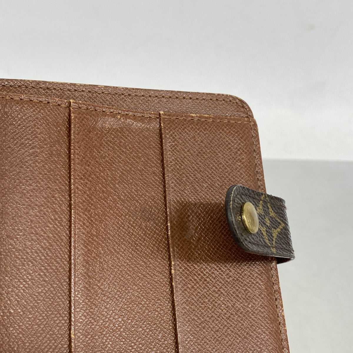 【5ic2820】ルイヴィトン 財布 モノグラム コンパクトジップ M61667 ブラウン【中古】メンズ レディース ユニセックス