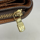 【5ic2820】ルイヴィトン 財布 モノグラム コンパクトジップ M61667 ブラウン【中古】メンズ レディース ユニセックス