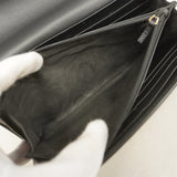 【5ic2829】グッチ 長財布 GGスプリーム 779785 PVC レザー ブラック ベージュ ゴールド金具【中古】レディース