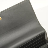 【5ic2829】グッチ 長財布 GGスプリーム 779785 PVC レザー ブラック ベージュ ゴールド金具【中古】レディース