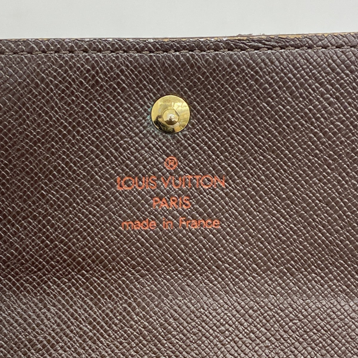 【5ic2845】ルイヴィトン 三つ折り財布 ダミエ ポルトモネビエカルトクレディ N61652 エベヌ【中古】メンズ レディース ユニセックス