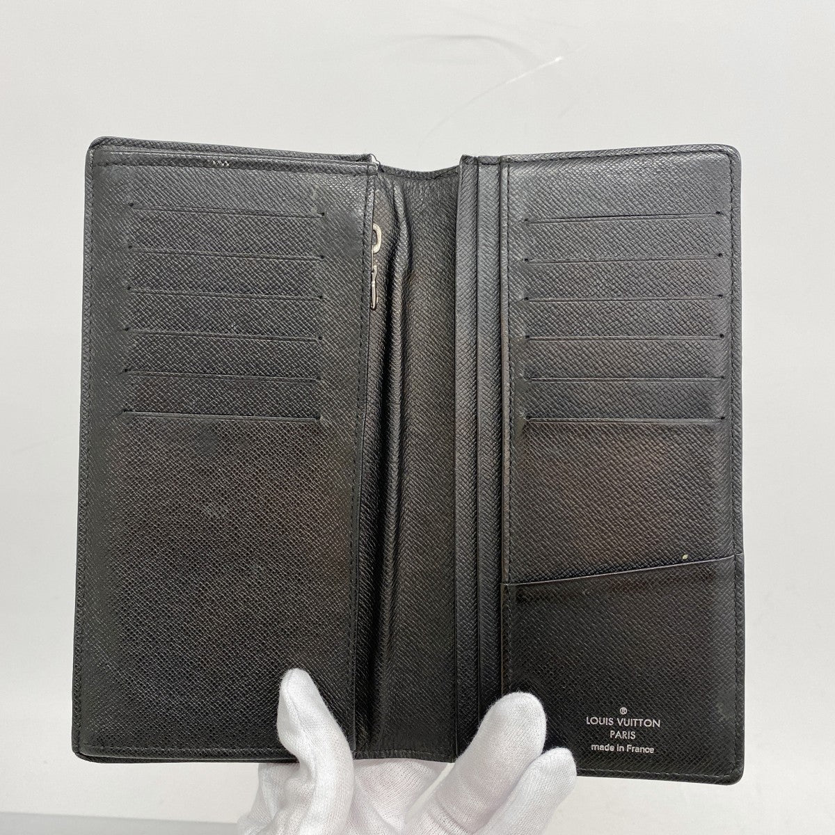 【5ic2846】ルイヴィトン 長財布 ダミエ・グラフィット ポルトフォイユブラザ N62665 ブラック【中古】メンズ